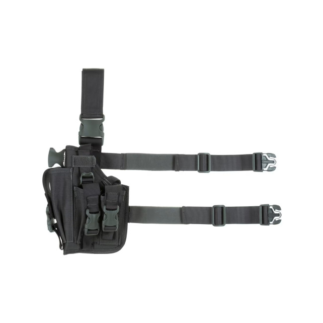 Kabura udowa lewa z uchwytem na magazynek Wolf Grey - Invader Gear