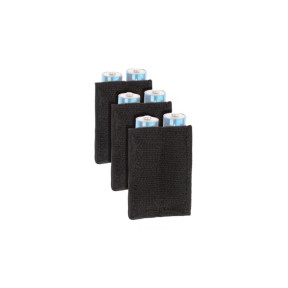 Lot de 3 porte-batterie Black - Invader Gear