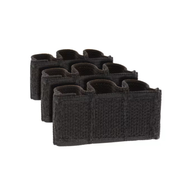 Zestaw 3 kompletów po 3 uchwyty na baterie Czarne - Invader Gear