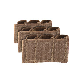 Pack de 3 lots de 3 porte-batterie Coyote - Invader Gear