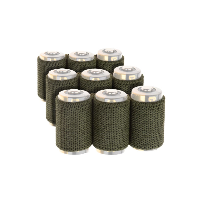 Zestaw 3 kompletów po 3 uchwyty na baterie OD - Invader Gear