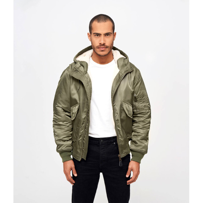 CWU Fliegerjacke mit Kapuze olivgrün - Brandit