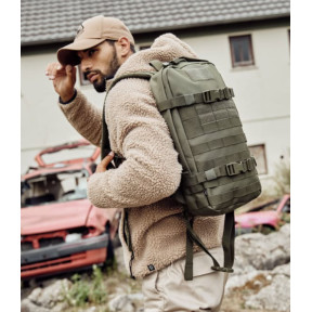 Sweat capuche zip polaire camel - Brandit
