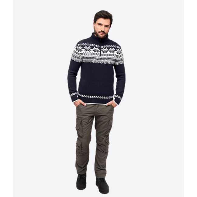 Pull zip norvégien marine - Brandit