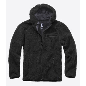 Bluza polarowa z kapturem czarna - Brandit