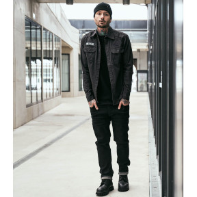Pantalon denim Mason noir délavé - Brandit