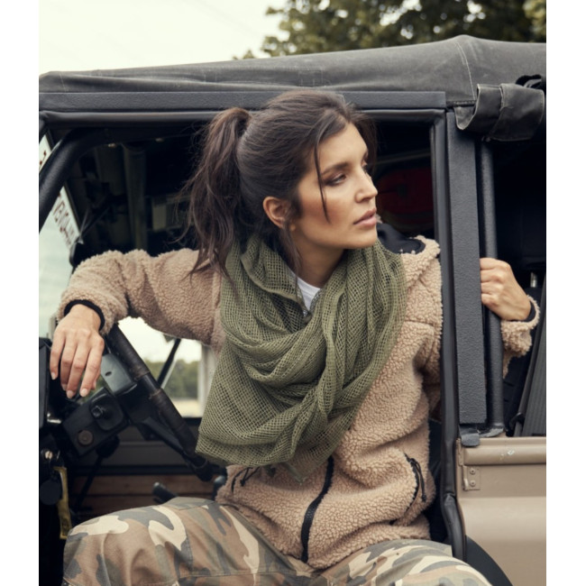 Damen Fleecejacke mit Kapuze camel - Brandit