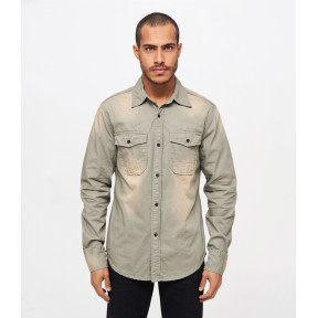 Denim Hardee Vintage Groen Overhemd - Brandit