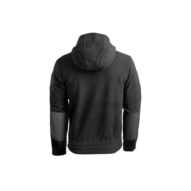 Chaqueta polar Gen.II con capucha - Negro - Mil-Tec