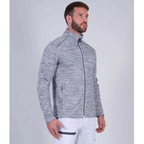 Gilet de travail Lenny blanc chiné - Nine Worths by North Ways