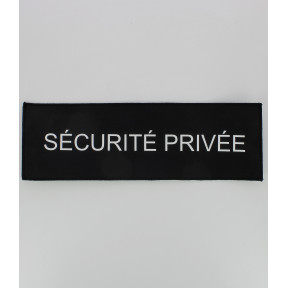 Fascia posteriore da cucire Sicurezza Privata nuova norma