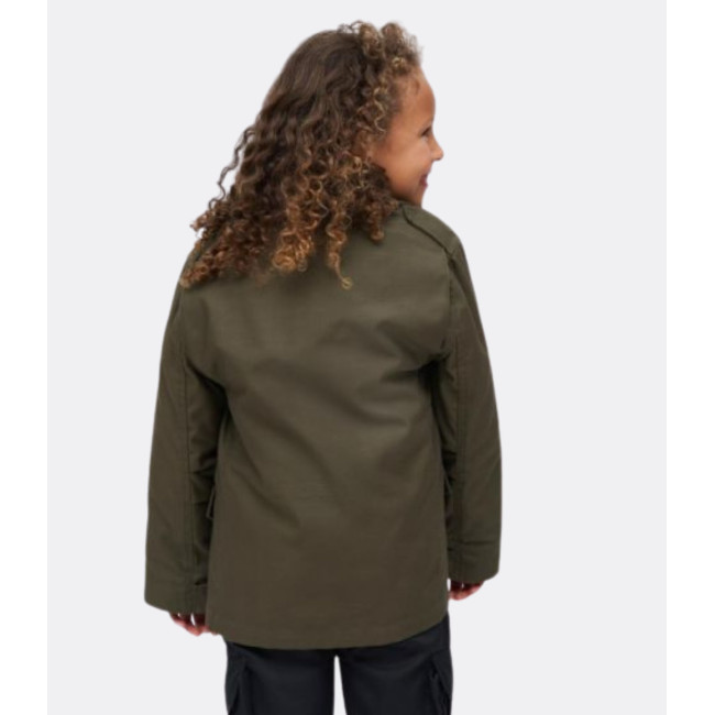 Kinder-Klassikjacke M65 olivgrün - Brandit
