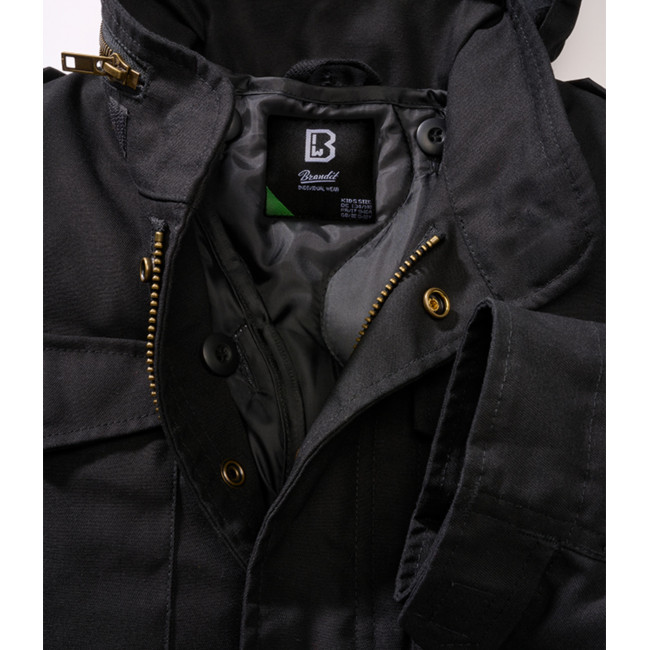Kinder-Klassikjacke M65 schwarz - Brandit