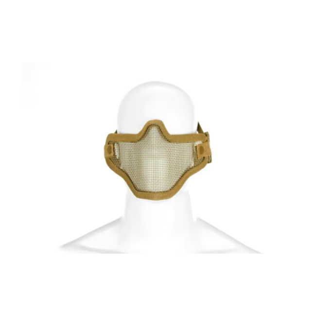 Masque facial grillage acier Tan - Invader Gear