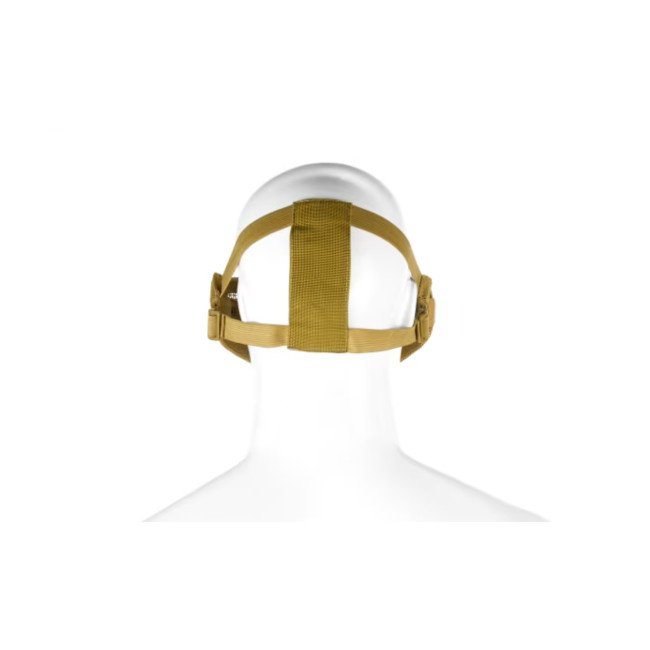 Gesichtsmaske mit Stahlgitter Tan - Invader Gear