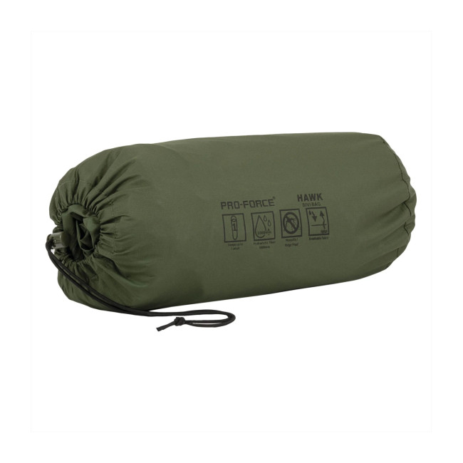 Sursac de couchage Hawk Vert Olive - Highlander