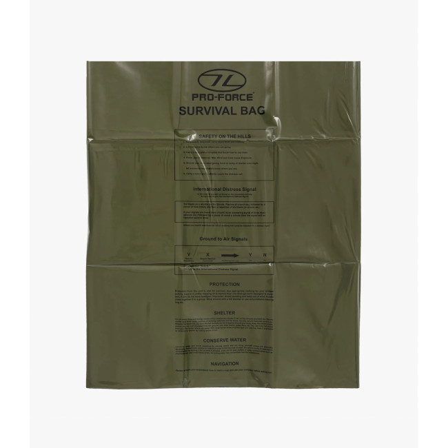 Sac de survie d'urgence - Vert Olive - Highlander