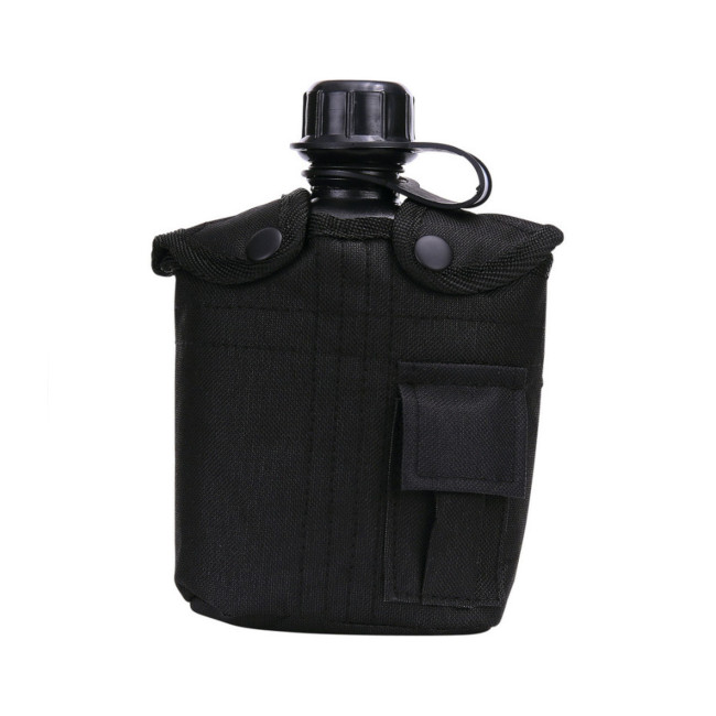 Garrafa de plástico de 1L com capa - Preto - Fosco Industries
