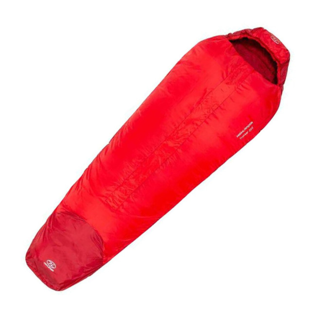 Śpiwór Trekker 250 - Czerwony - Highlander