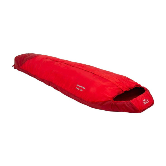 Schlafsack Trekker 250 - Rot - Highlander