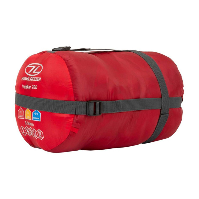 Sac de couchage Trekker 250 - Rouge - Highlander