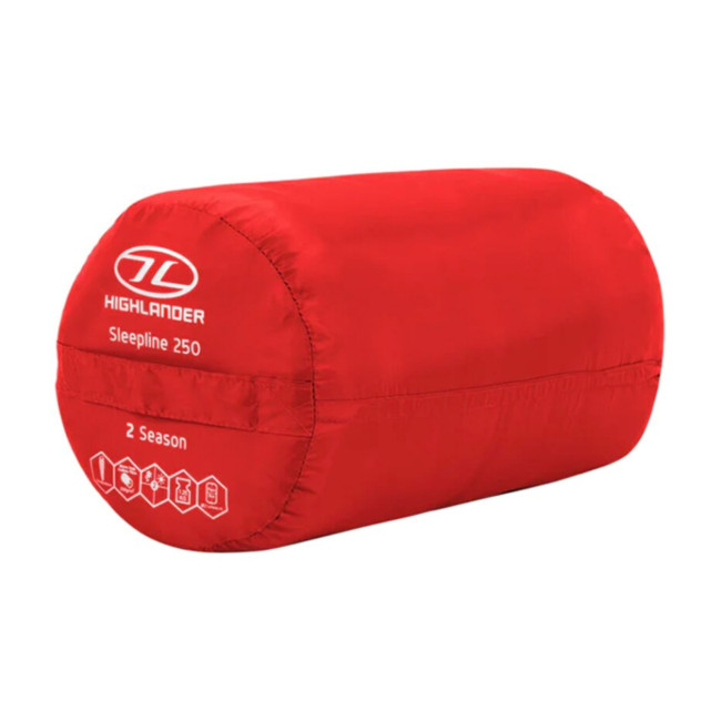 Sleepline Schlafsack - Rot - Highlander