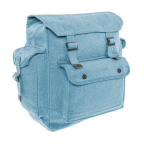 Großer Web-Rucksack mit Taschen - Blau - Highlander