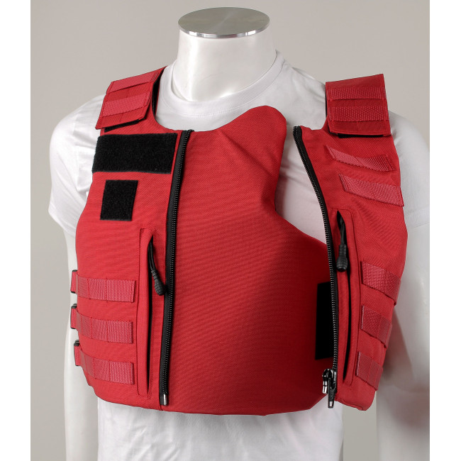Kamizelka kuloodporna Full Tactical IIIA Security Czerwona - Le Protecteur