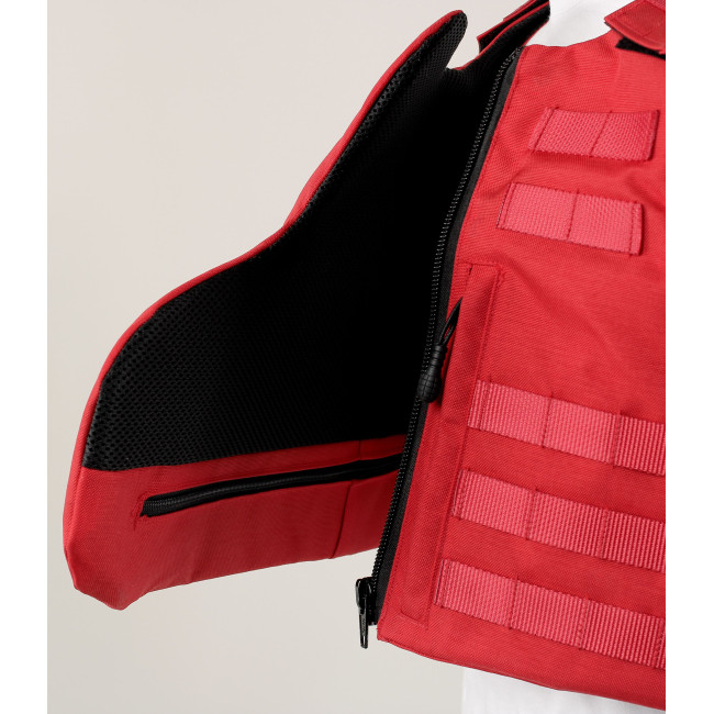 Giubbotto antiproiettile Full Tactical NIJ IIIA Security Unisex - Rosso - Il Protettore