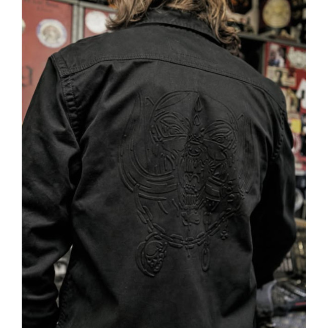 Vintage Motorhead Hemd schwarz - Brandit