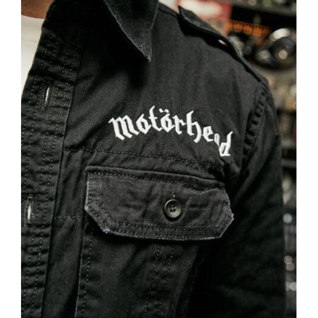 Vintage Motorhead Hemd schwarz - Brandit