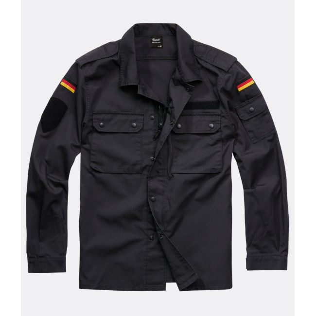 Chemise militaire BW noir - Brandit