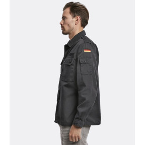 Chemise militaire BW noir - Brandit