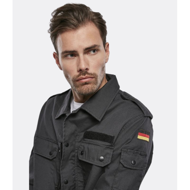 Chemise militaire BW noir - Brandit