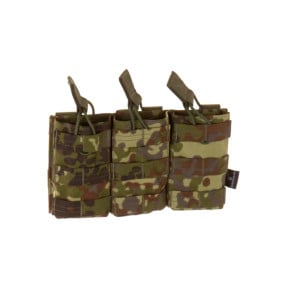 Dreifach-Schnellzugriff-Magazintasche 5.56 Flecktarn - Invader Gear