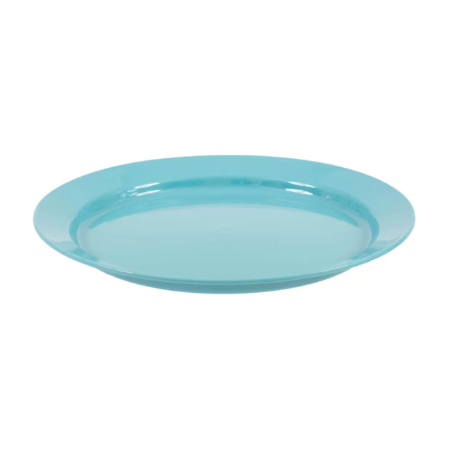 Assiette plate 25 cm en polypropylène Bleue - Highlander