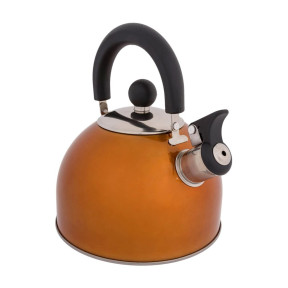 Bouilloire sifflante 2L - Orange - Highlander