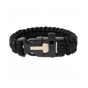 Silex paracord armband - Zwart - Highlander