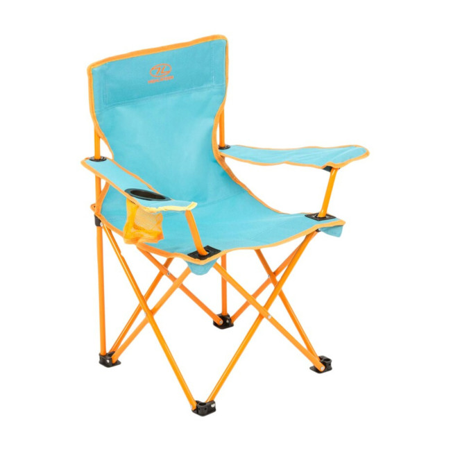 Chaise de camping enfant Kelburn - Bleu - Highlander