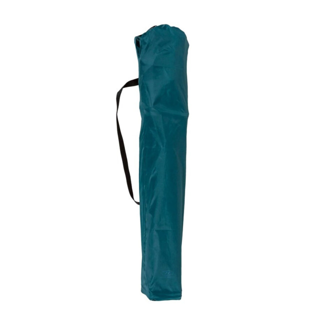 Klappbarer Campingstuhl - Blau mit Muster - Highlander