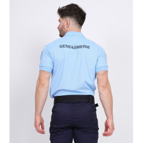 Ademende polo Gendarmerie Blauw + klittenband - Patrol Equipement