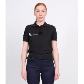 Polo Femme GD Cooldry + Velcros Noir -Patrol Equipement