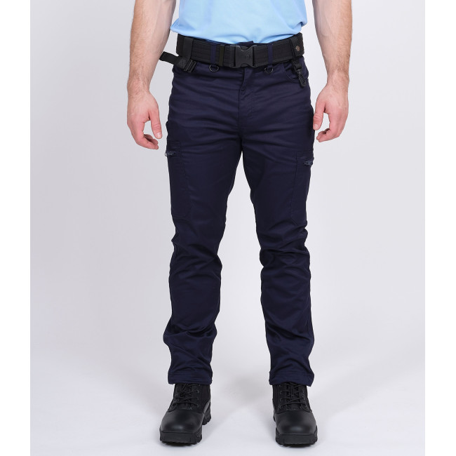 Einsatzhose mit Elasthan marineblau matt alpha - force series