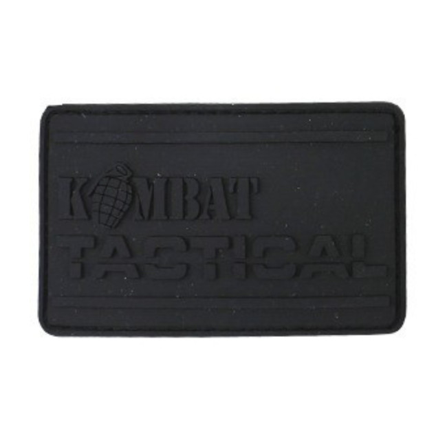 Naszywka PVC - Czarna - Kombat Tactical
