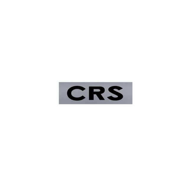 Bandeau d'identification rétro-réfléchissant CRS fond gris 4x13cm - Patrol Equipement