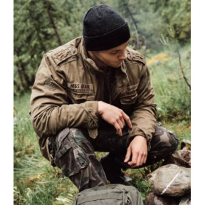 Bonnet à mailles fines Watch Cap noir - Brandit