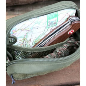 Pochette compacte MOLLE vert olive - Brandit