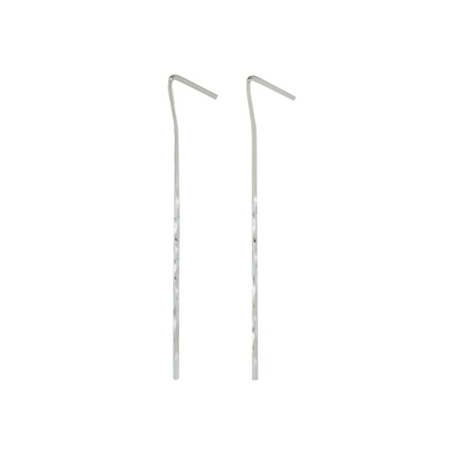 Set mit 10 gedrehten Zeltheringe 18cm - Highlander