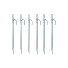 Set mit 6 Winkel-Zeltheringe 18cm - Highlander