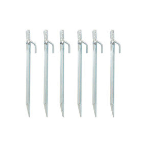 Set mit 6 Winkel-Zeltheringe 21,5cm - Highlander